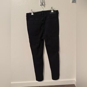 Seven 7 Classic Black Women's High Waisted Skinny Jeans